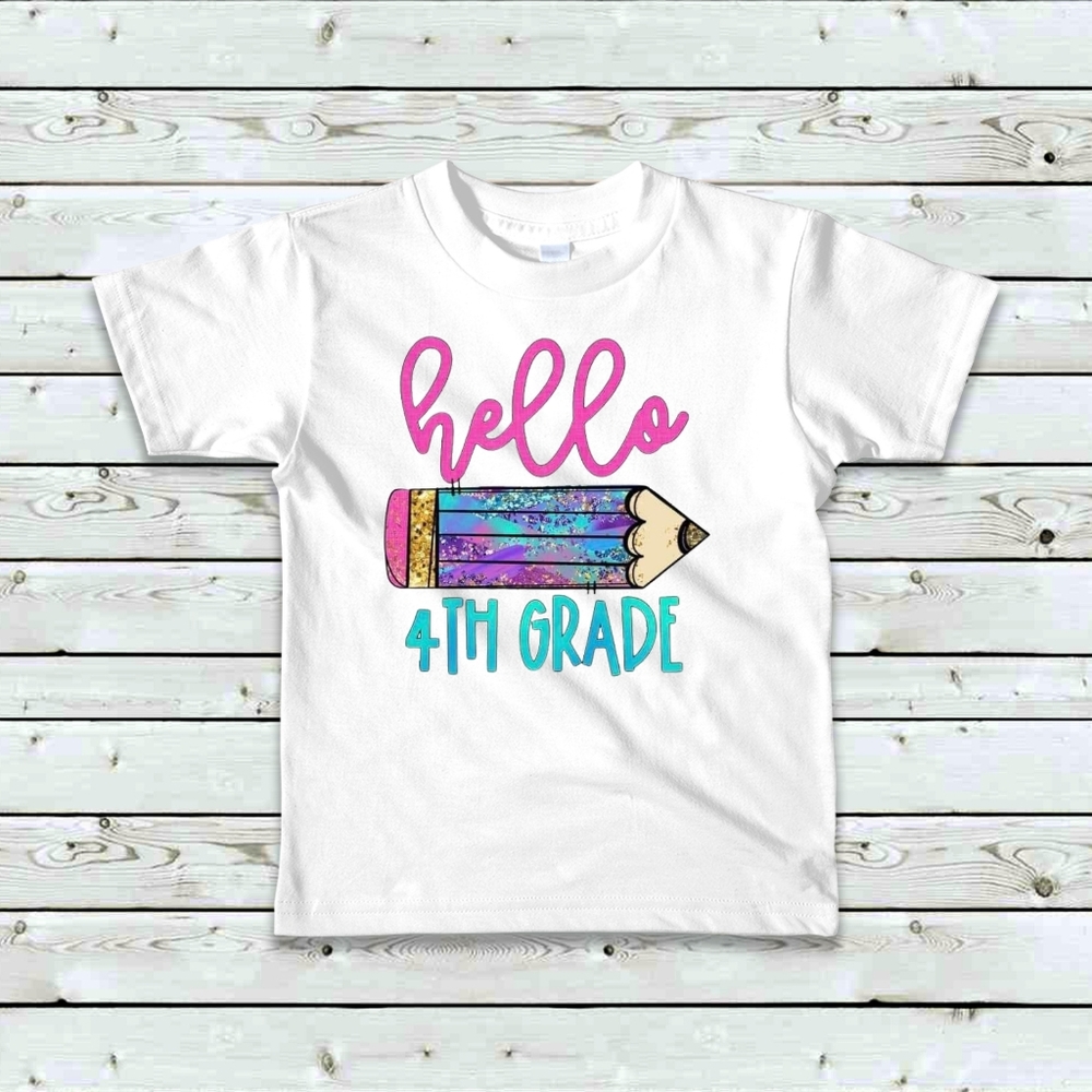 Hello 4th Grade Size 8 T-Shirt